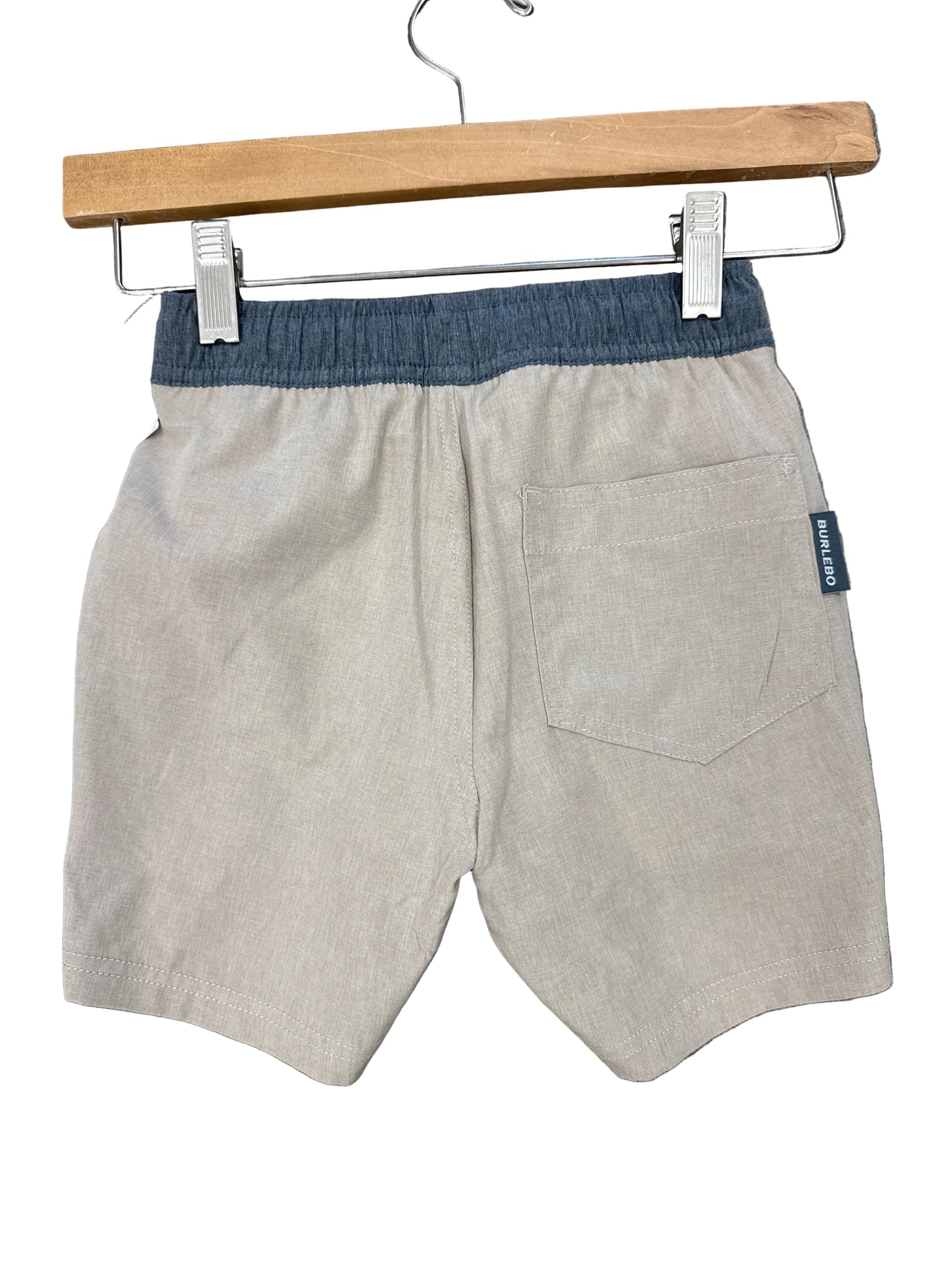 Burlebo Youth Athletic Short - Heather Khaki