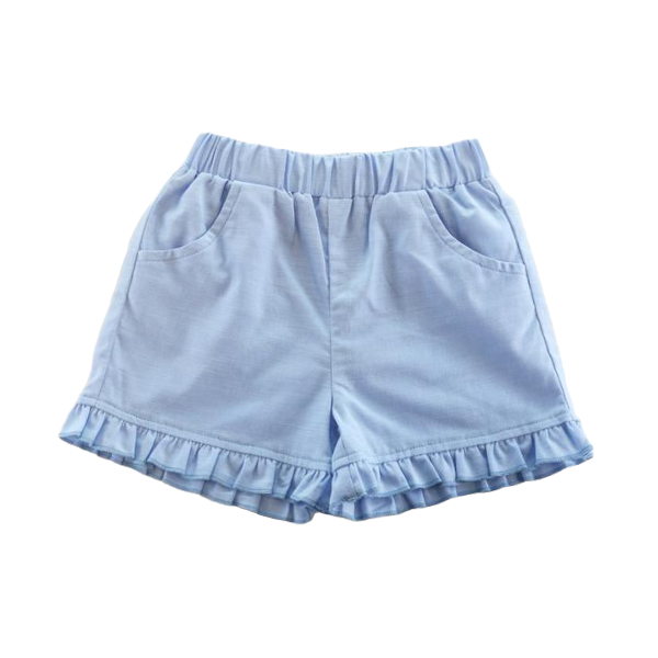 Ruffle Hems Shorts (2 Colors)