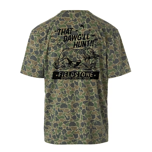 Fieldstone Youth Backwoods Camo Bird Dawg Tee