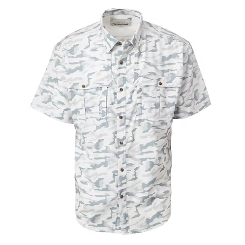 Fieldstone Youth Snow Camo Button Down