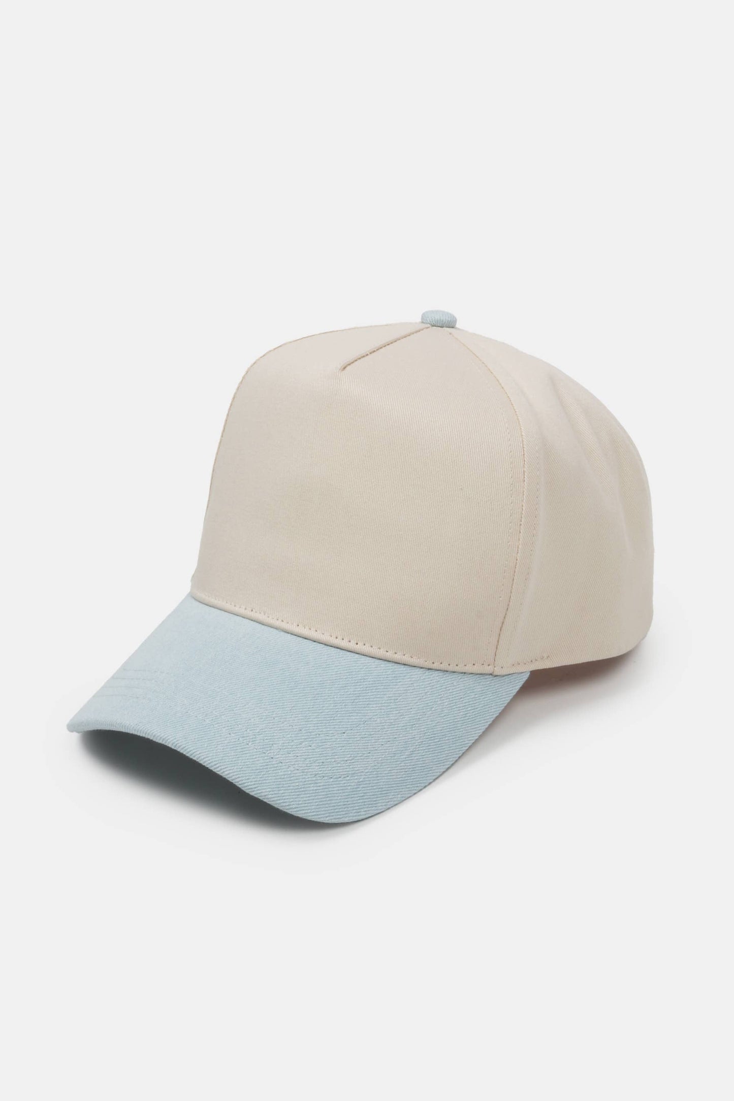 David And Young - Two Tone Denim 5 Panel Baseball Cap