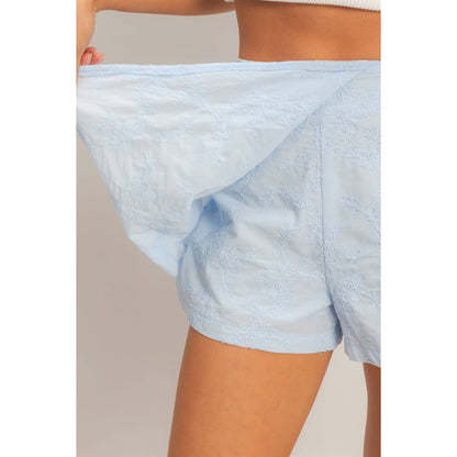 HYFVE - Floral Embroidered Wrap Skort