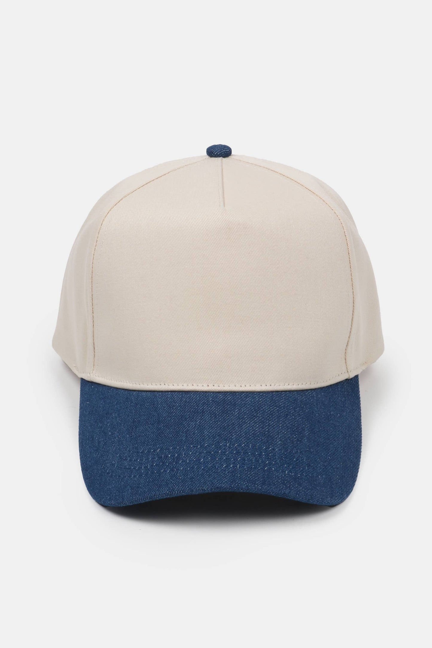 David And Young - Two Tone Denim 5 Panel Baseball Cap