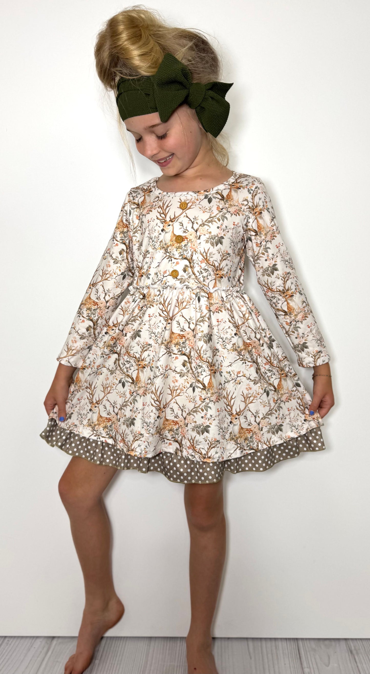 Darling Deer Girls Dress
