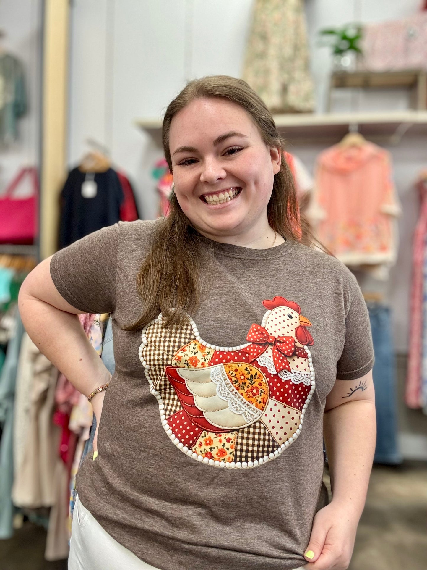 Quilted Chicken T-Shirt