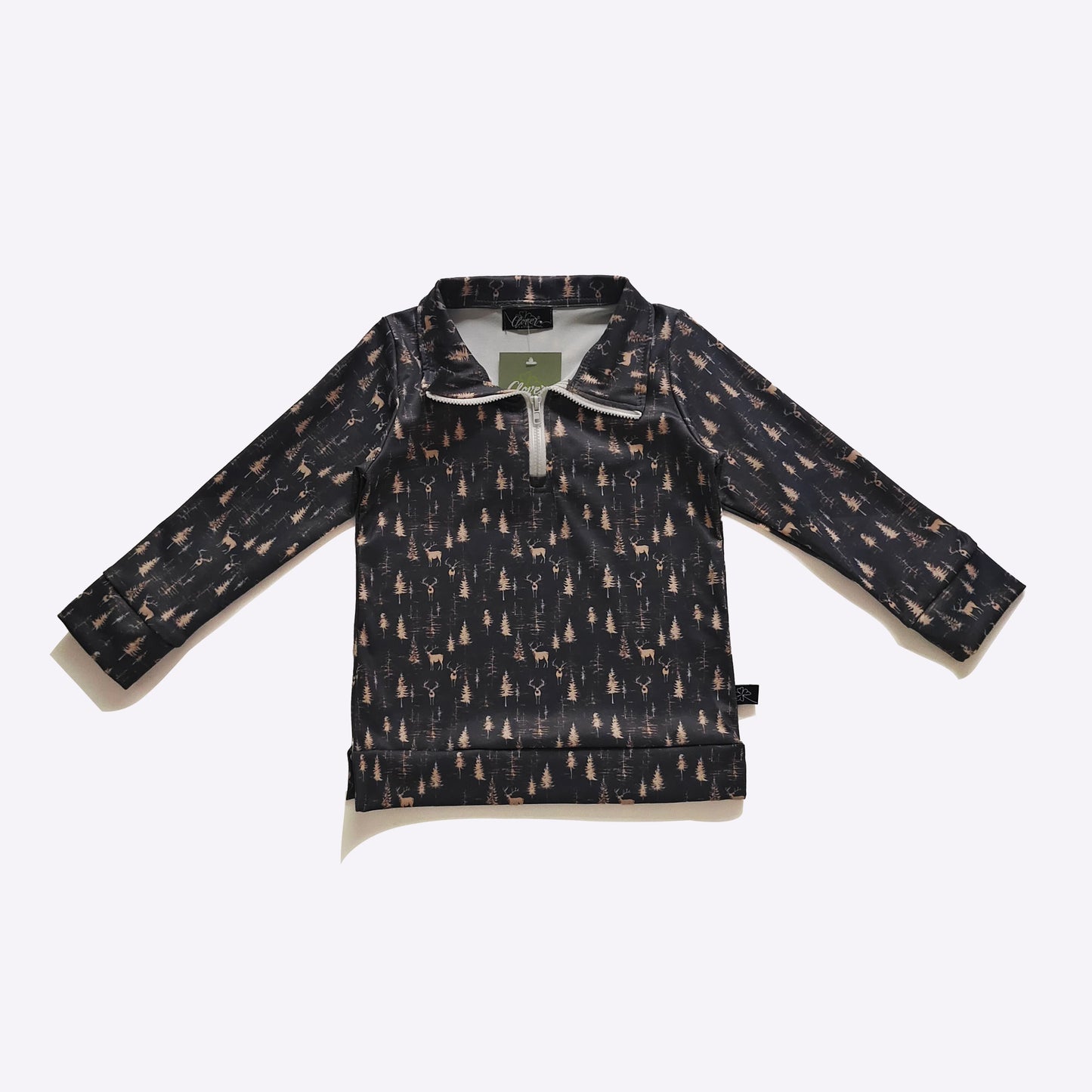 Midnight Forest Boy Quarter Zip