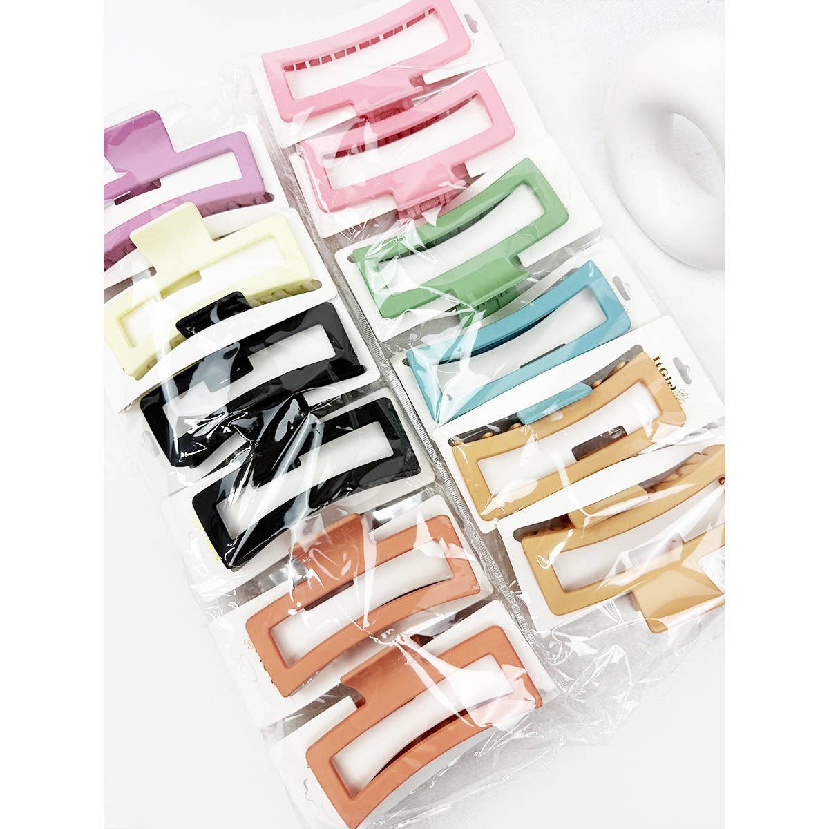 Extra Large Matte Rectangle Hair Claw