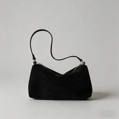 DAYLA - Vintage Faux Suede Shoulder Bag