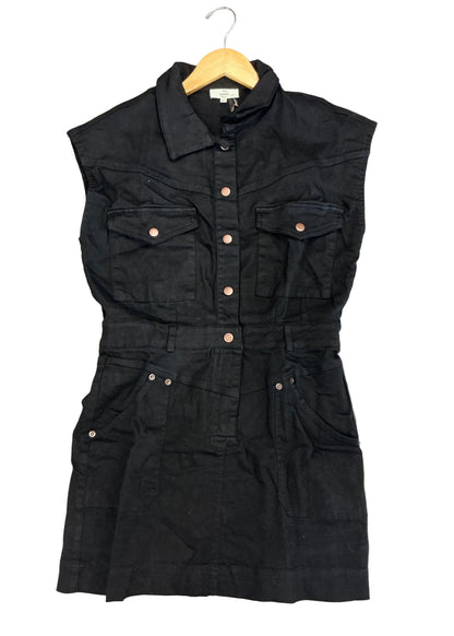 Black Denim dress Entro