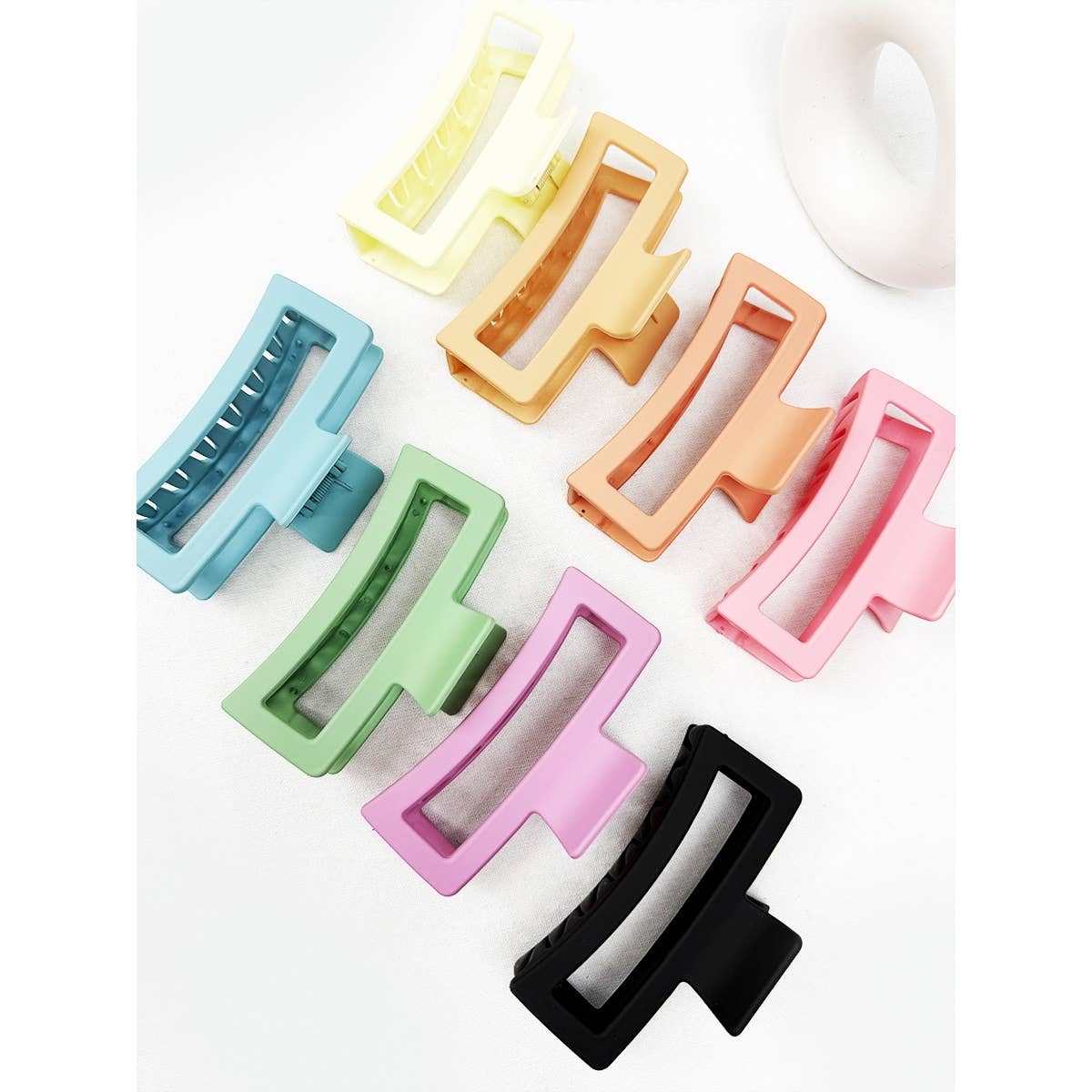 Extra Large Matte Rectangle Hair Claw