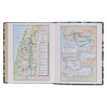 Christian Art Gifts - KJV LP Note Bible LP Faux Leather Love The Lord Matt 22:37