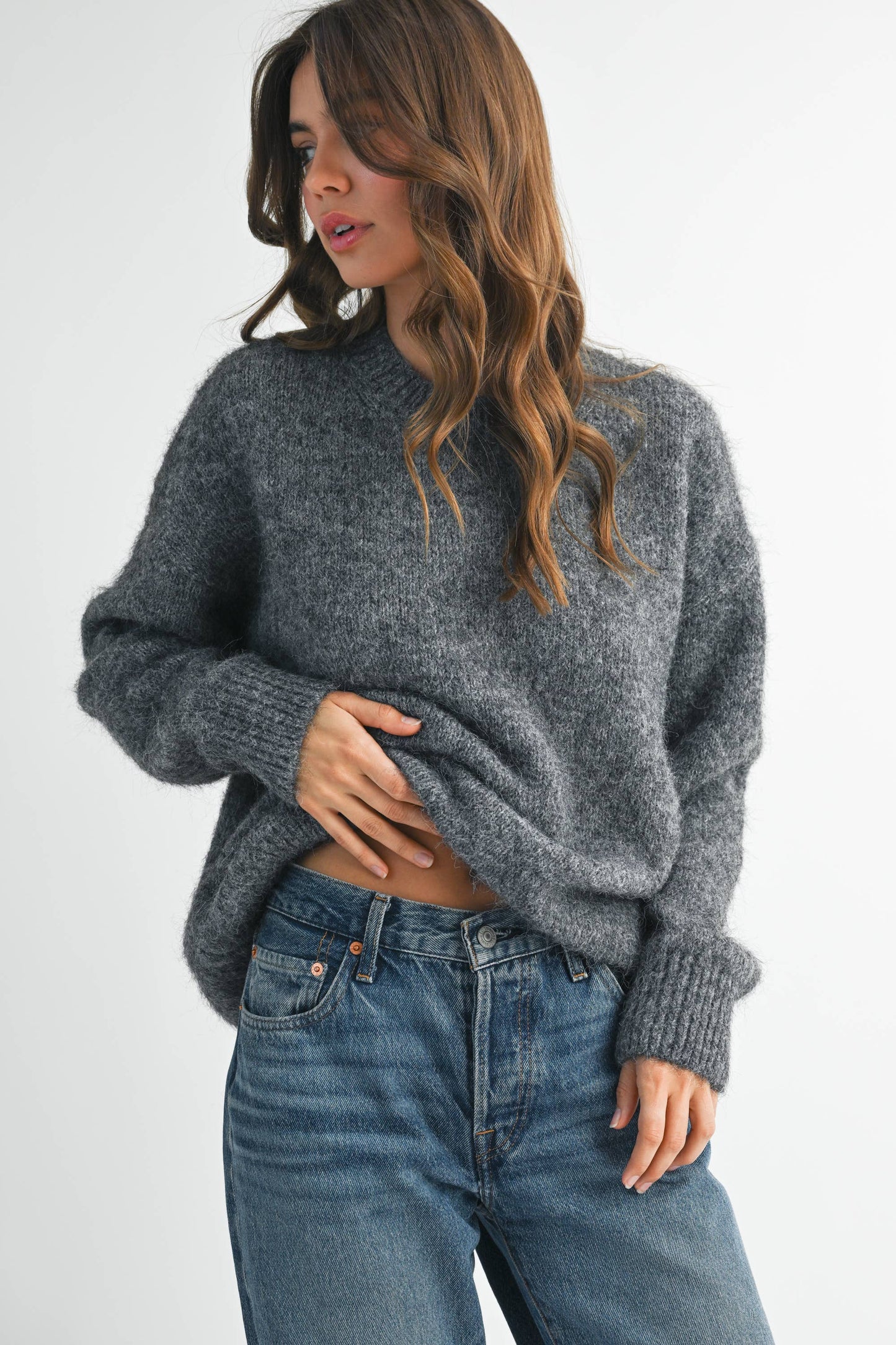 Grey Crewneck Sweater