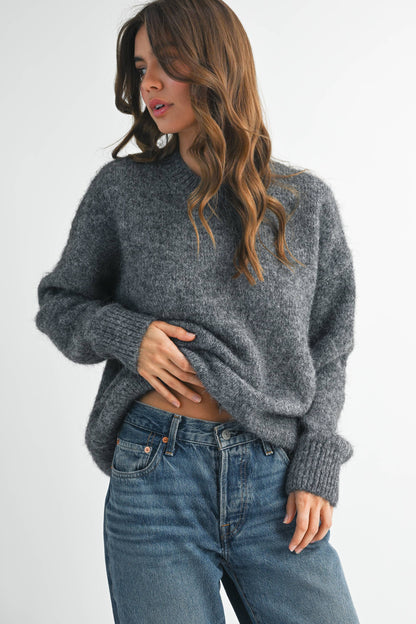 Grey Crewneck Sweater