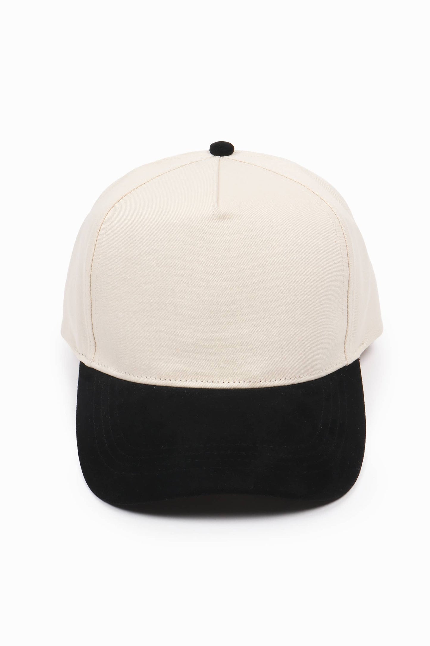 David And Young - SUEDE BRIM 5 Panel Baseball Cap