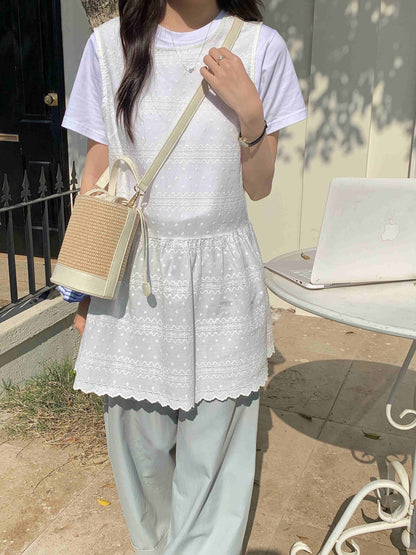 Pretty Persuasions - P25035 Straw Bucket/Crossbody Bag