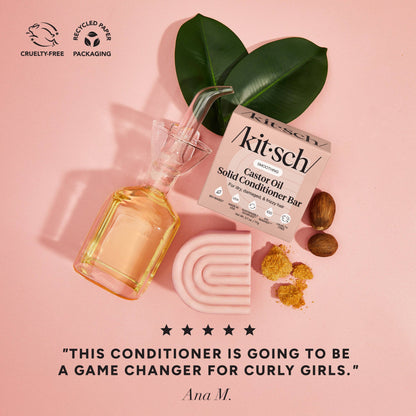 KITSCH - Castor Oil Nourishing Shampoo & Conditioner Bar Combo