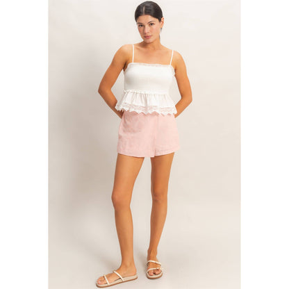 HYFVE - Floral Embroidered Wrap Skort