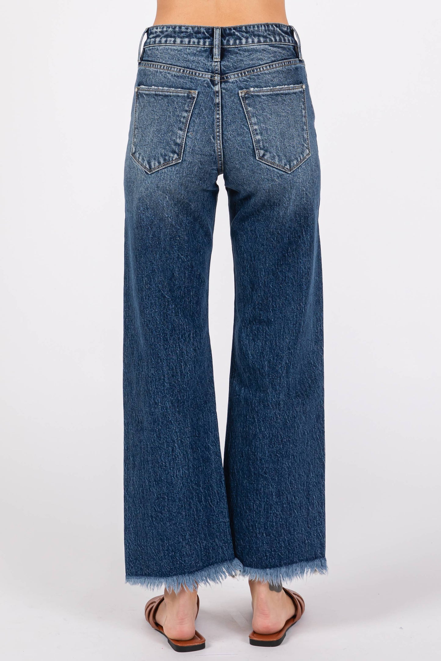 HIGH RISE COMFORT STRETCH VINTAGE WIDE LEG JEANS