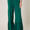 Ryder Ruffle Wide Leg Cotton Knit Pants