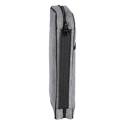 Bible Cover Heather Black Canvas Large