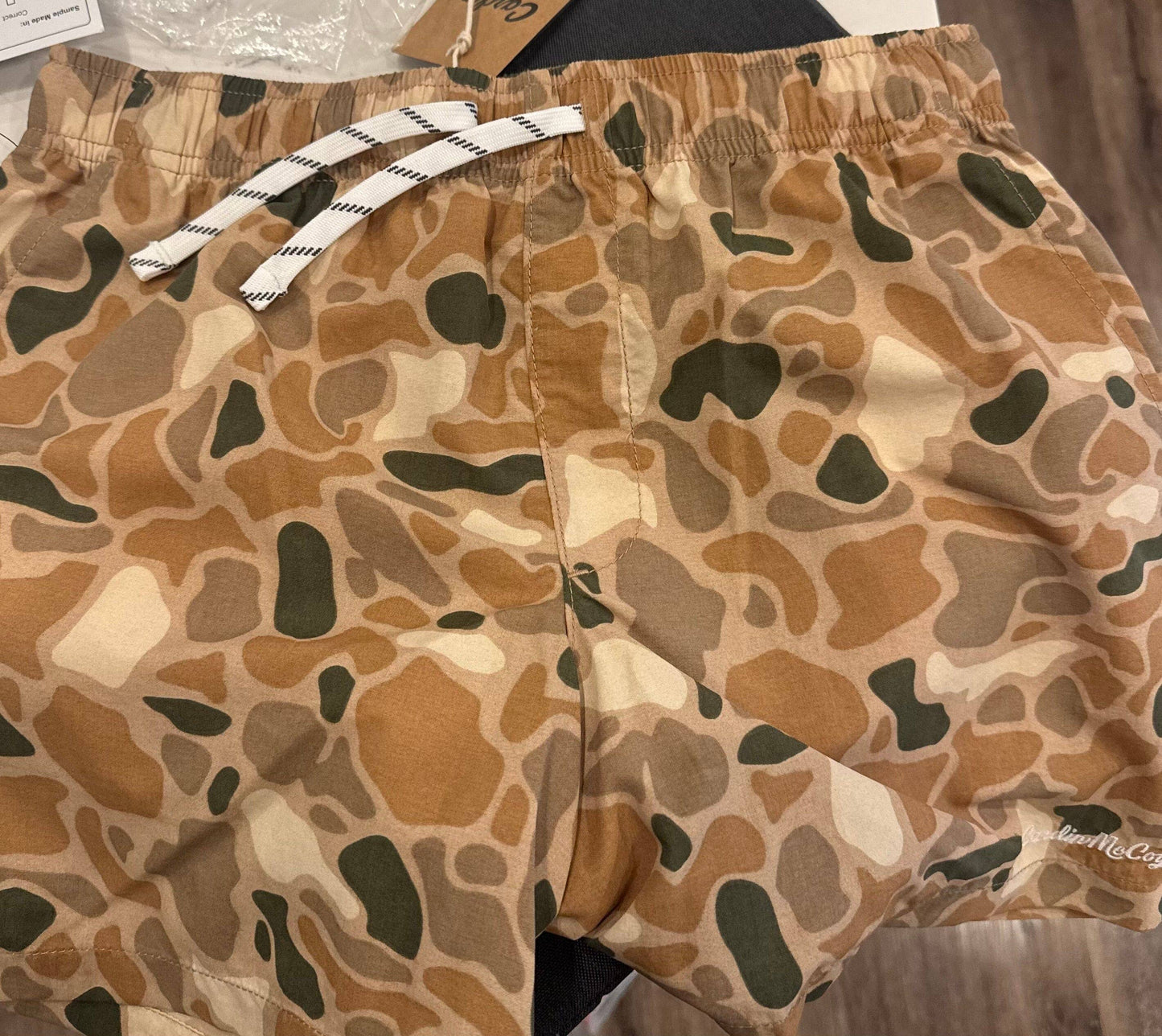 Cardin McCoy - Kids' Brown Camo Performance Shorts