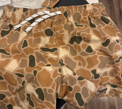 Cardin McCoy - Kids' Brown Camo Performance Shorts