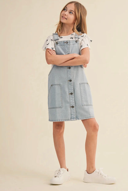 The Shimmer Shack Tween Everyday Denim Jumper