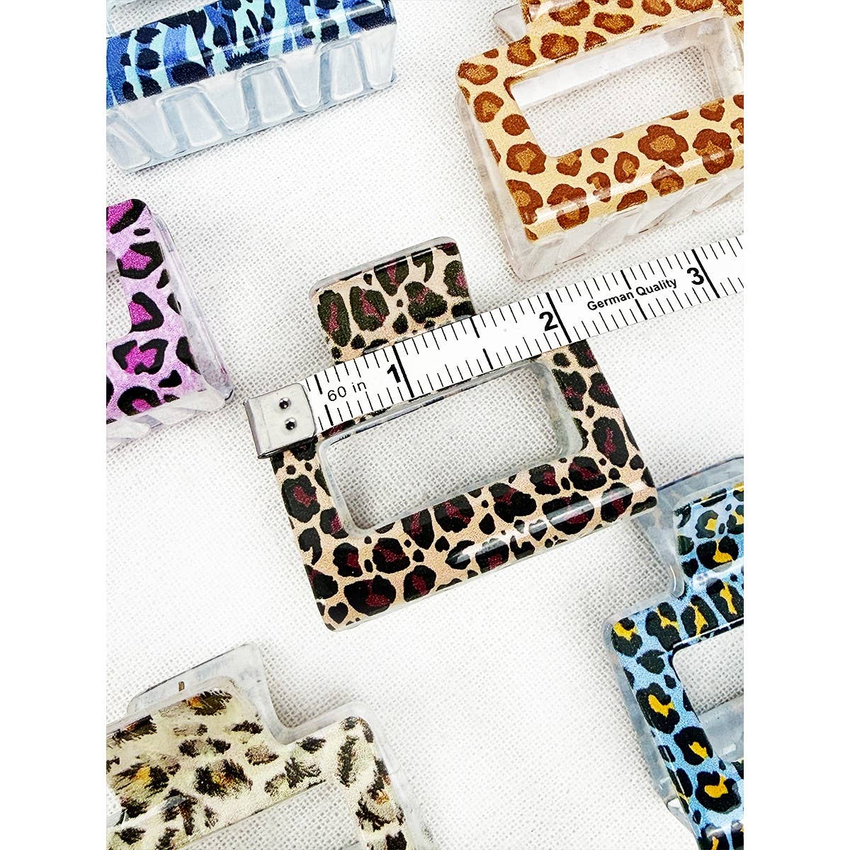 Leopard Print Medium Size Hair Clip Claw Clip