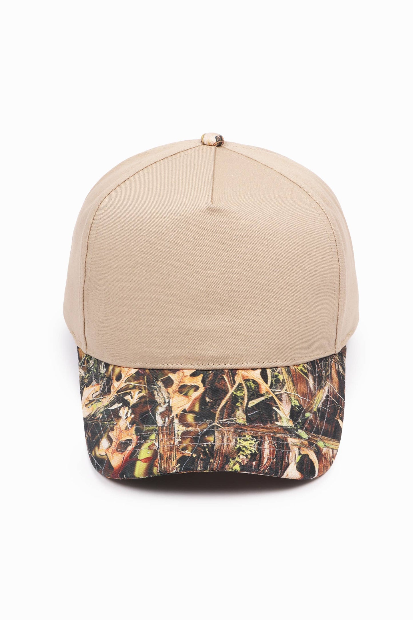 David And Young - CAMO Print brim 5 Panel Baseball Cap