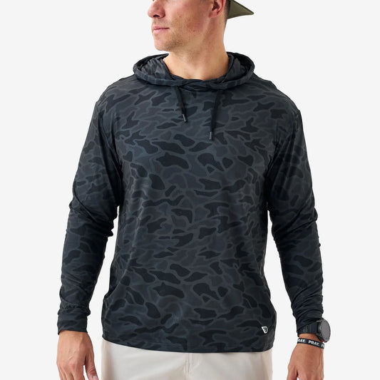 Burlebo Black Camo Performance Hoodie
