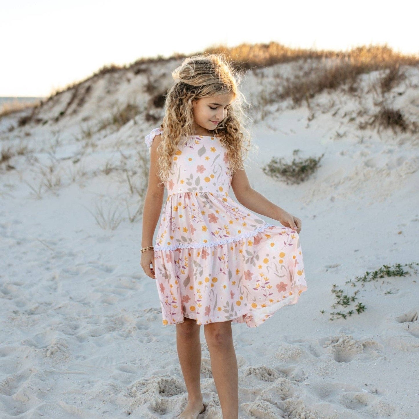 Wren & James - Floral Double Tiered Dress