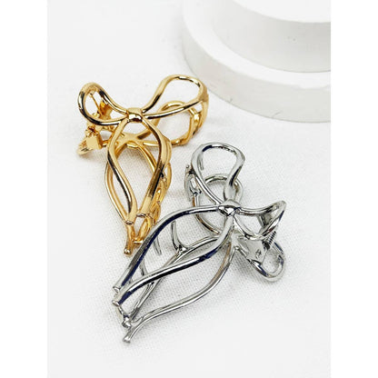 Metal Bow Hair Claw