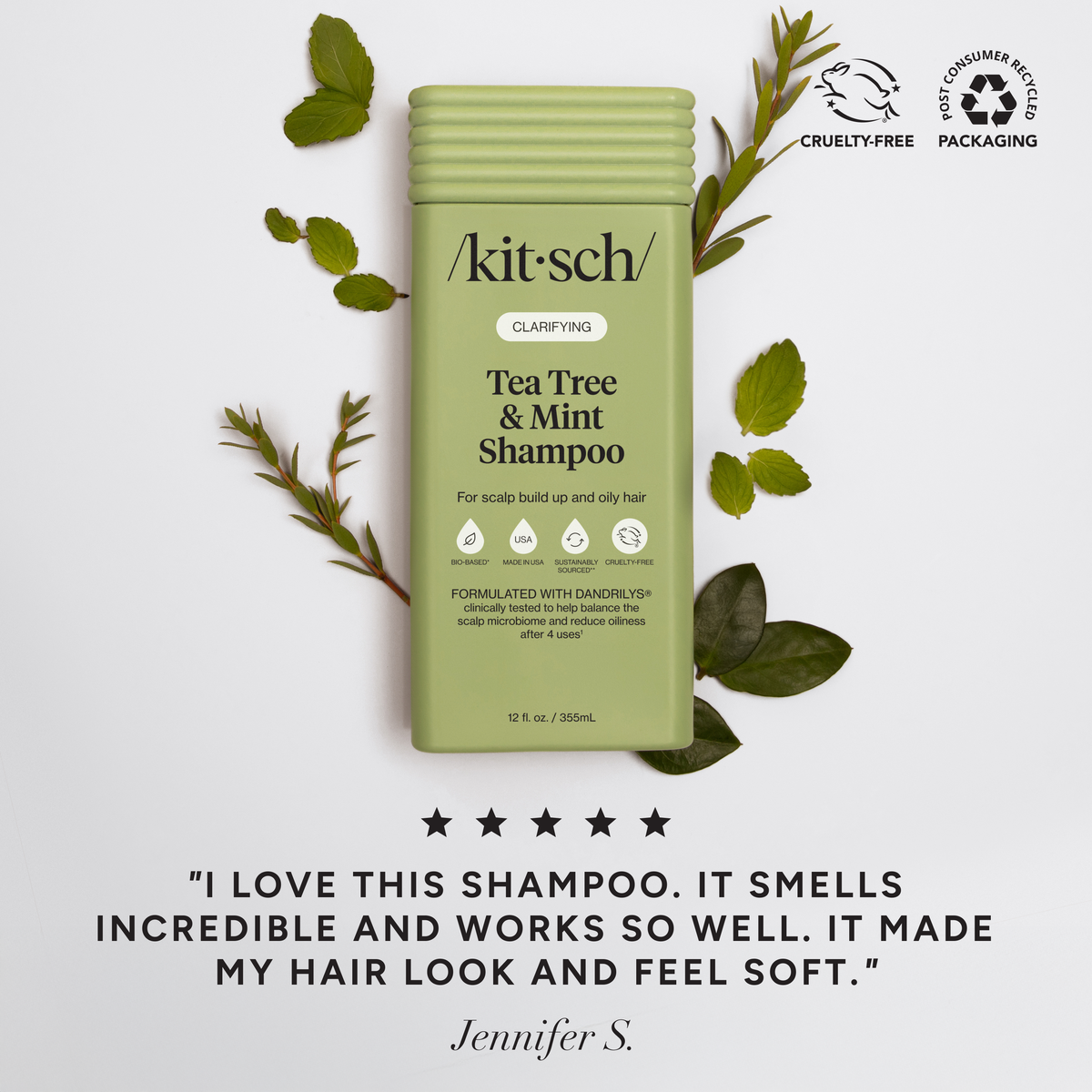 KITSCH - Clarifying Tea Tree & Mint Shampoo & Conditioner