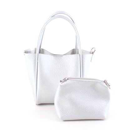 Pretty Persuasions - P25014 Small Tote/Crossbody Bag w/Cosmetic Pouch