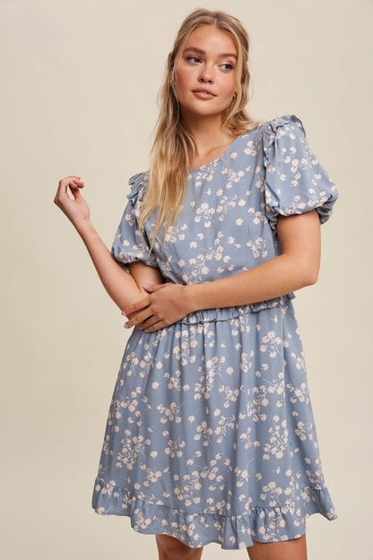 Daisy Ruffle Mini Dress