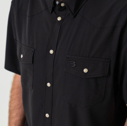 Performance western shirt black