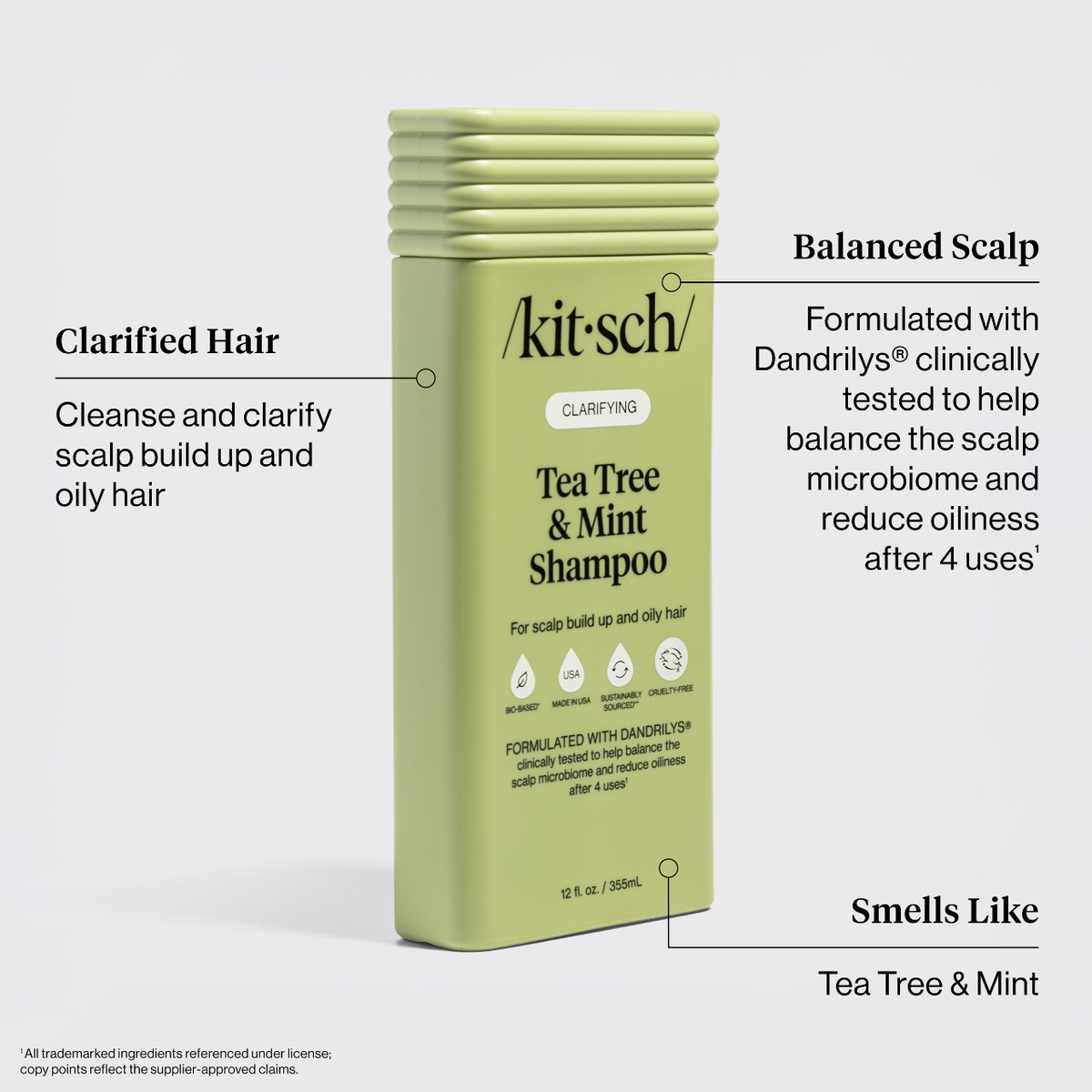 KITSCH - Clarifying Tea Tree & Mint Shampoo & Conditioner