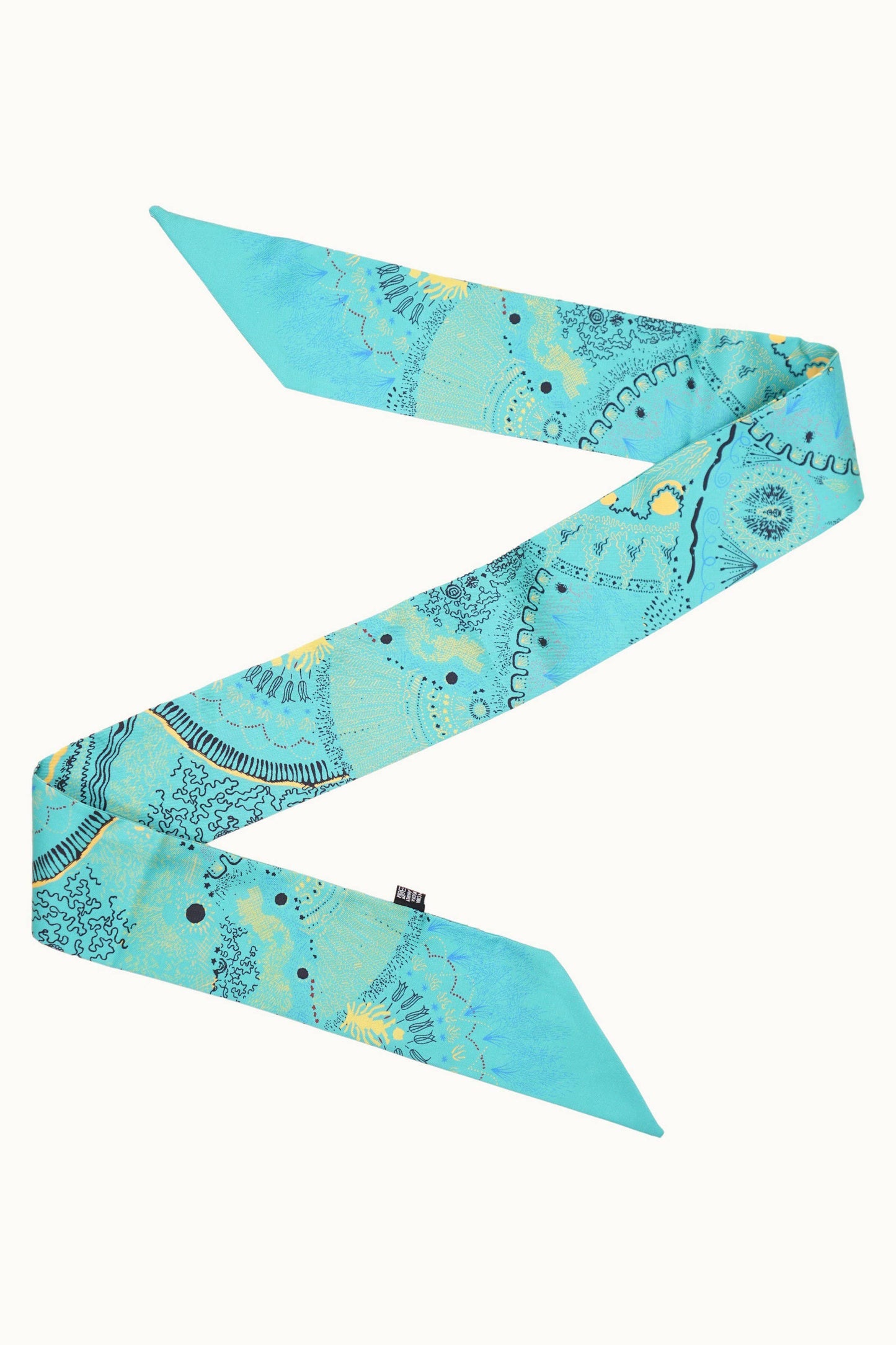 Olive & Pique - Silky satin hat band, headband, neck scarf. 100cm x 5cm