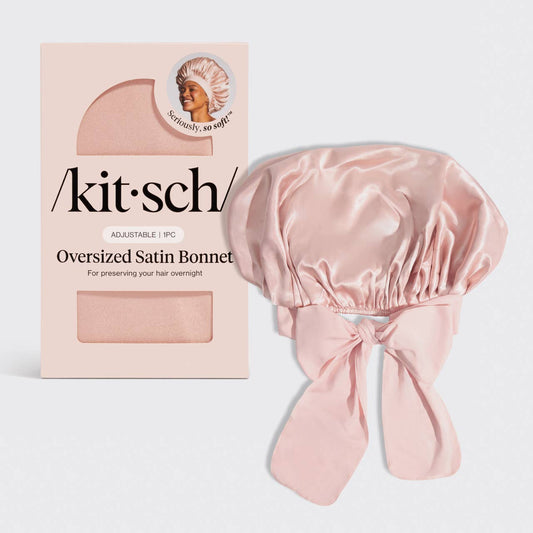 KITSCH - Adjustable Oversized Satin Bonnet