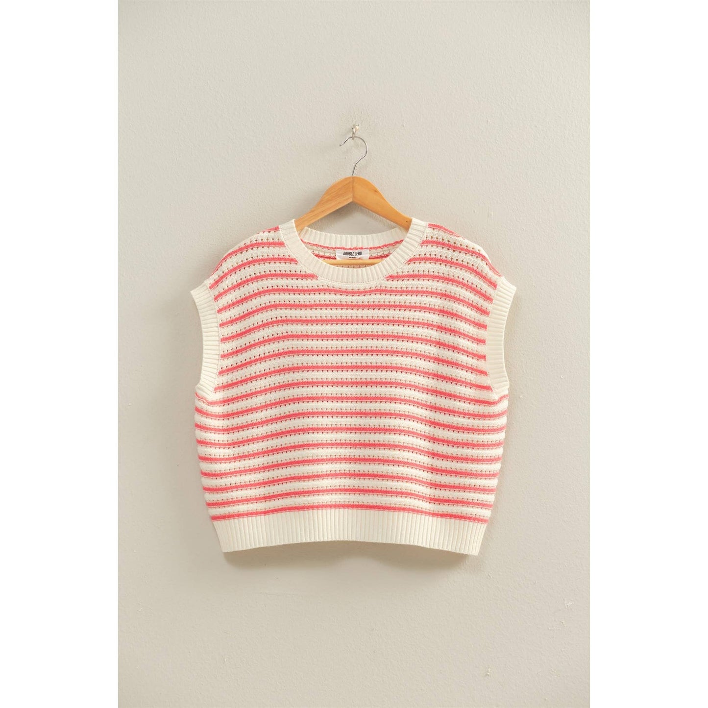 HYFVE - Striped Sleeveless Crew Neck Top