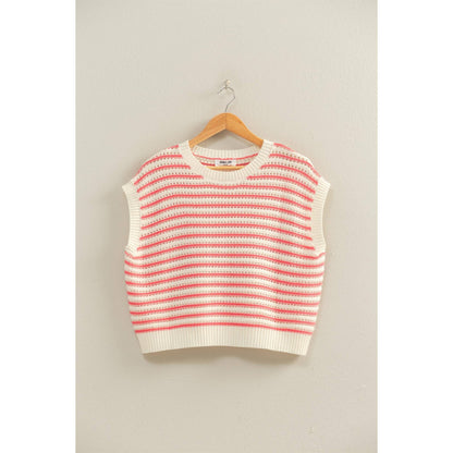 HYFVE - Striped Sleeveless Crew Neck Top