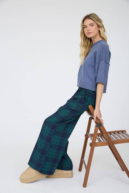 Blu Pepper - EXPOSED SEAM DROP SHOULDER SHORT SLEEVE PULLOVER : STEEL