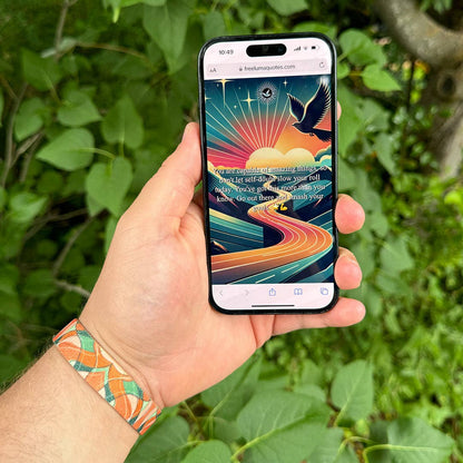 Free Luma - Today I Will Not Worry NFC Positivity Bracelet