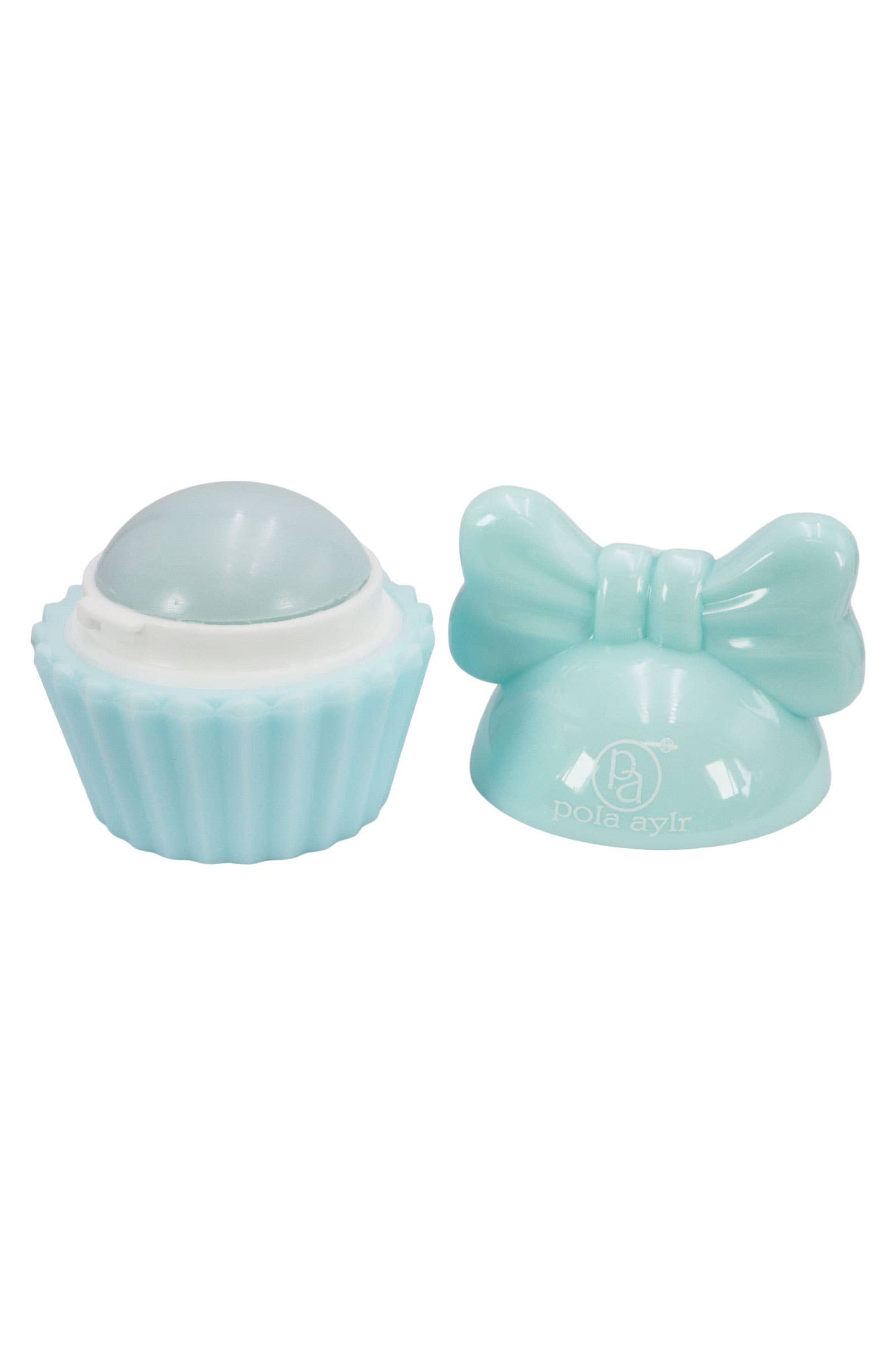 Cap Zone - Cupcake Ribbon Bow Round Lip Balm - 24 Pcs