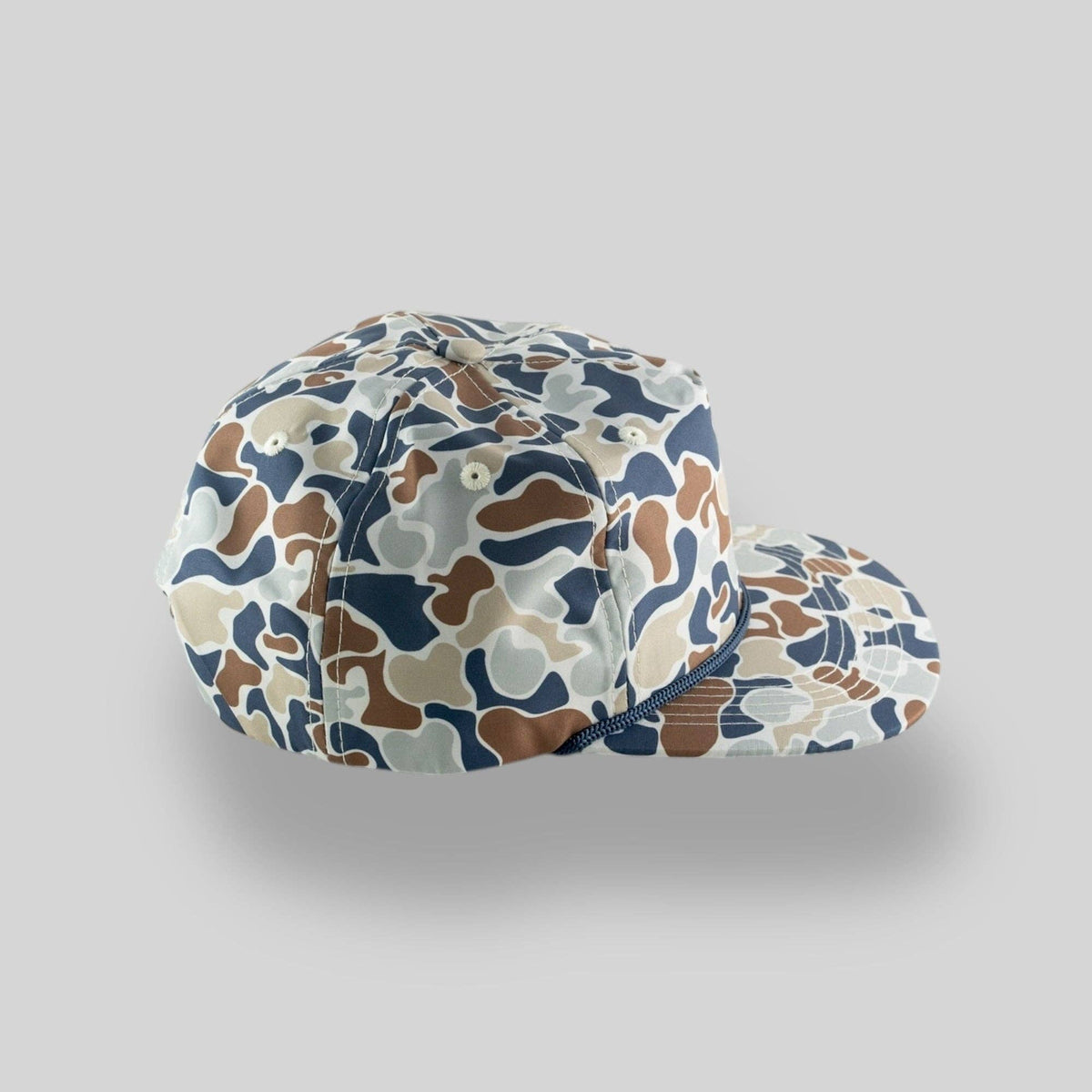 Blank Rope Hats - Golf Camo / Navy Rope