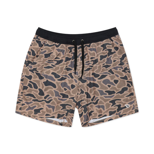 Burlebo Gauge Camo Athletic Shorts