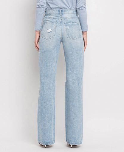 VERVET by FLYING MONKEY - 90'S VINTAGE SUPER HIGH RISE FLARE JEANS T5346