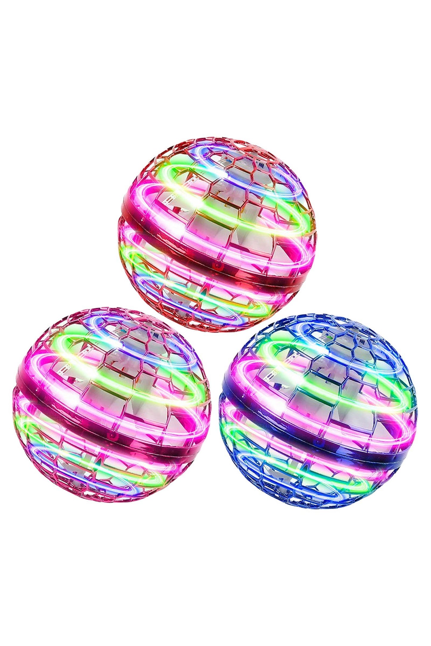 Cap Zone - Magic Led Light Flying Ufo Mini Drone Spinner Toy
