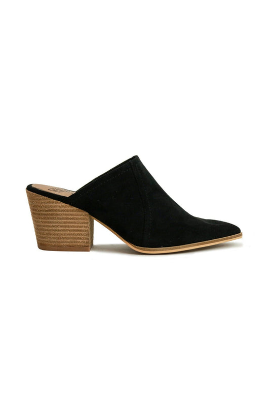BEAST FASHION - LEO-21 Stacked Heel Mules