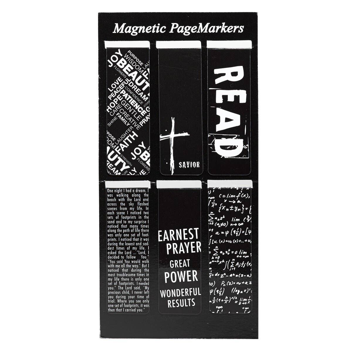 Christian Art Gifts - Magnetic Bookmark Set Cross